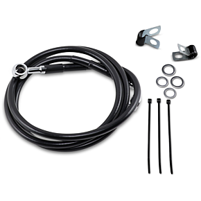 Brake Line - Front - Black - +4" 1741-2582