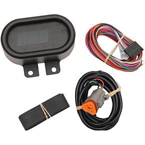 5000 Series Classic Speedometer - Black - 2" H x 3.5" W MCL-5400-K