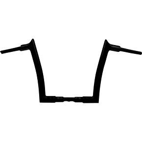 Handlebar - Pointed Top - 12" - Black 818012-B