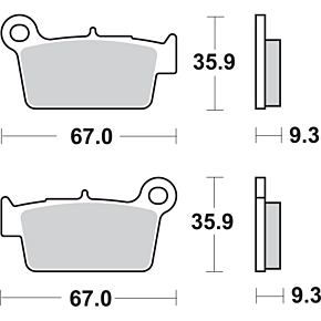 Sbs Off-Road Sintered Brake Pads 790SI