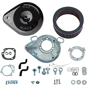 Ss Cycle Teardrop Air Cleaner - Black - '01-'17 170-0304B