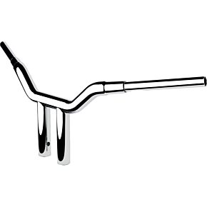 Handlebar - Kage Fighter - 10" - Chrome LA-7345-10