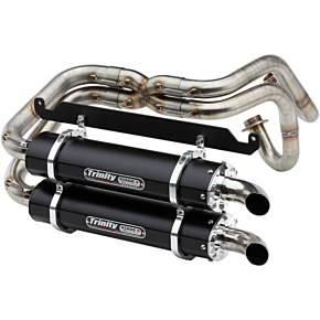 Dual Exhaust - Black - Talon TR-4170D-BK