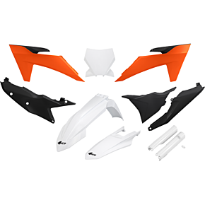 Body Kit - Black/Orange/White - KTM - SX '23-'24 KTKIT529F@444