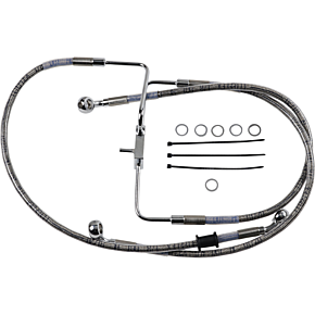 Brake Line - +6" - Stainless Steel - XL 1741-5848