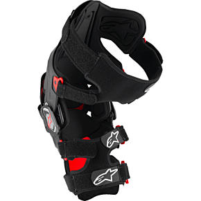 RK-7 Plasma Knee Braces - Black/Red - Medium 6500825-13-M