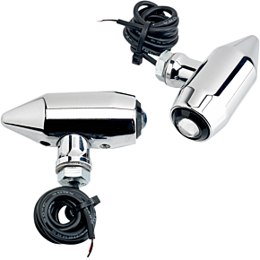 Vega Center Mount LED Lights - Chrome/Amber 05-56-AC
