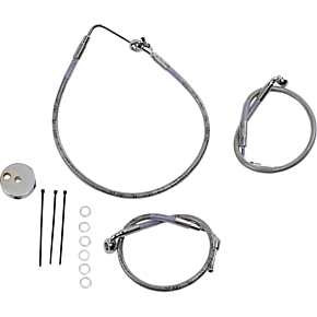 Brake Line - Front (Lower/Upper) - Stainless Steel 1204-2741