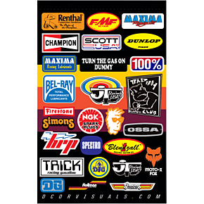 Decal Sheet - Throwback 40-90-122