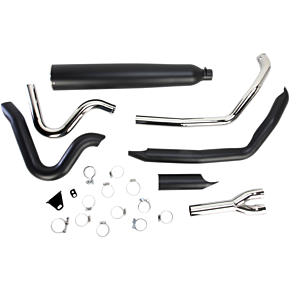 Cobra 2:1 Exhaust - Black - '09-'16 FL 6450B