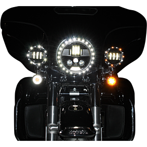 Custom Dynamics ProBEAM LED Headlamp 7" - Black PB-7-B