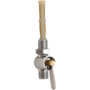 Petcock with Filter and Locknut - 1/4" X 1/4" 43-67183