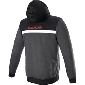 Honda Chrome Street Hoodie - Black/Gray/Red - Medium 4201323-1908-M