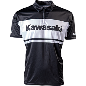Kawasaki Team Pit Shirt - Black - Large 23-85104