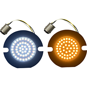Custom Dynamics Amber/White LED Turn Signal Inserts GEN-4-AW-1157T