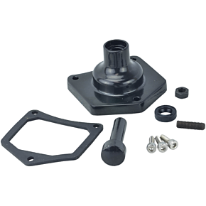 Solenoid End Cover - Starter Button - Gloss Black 2110-0994