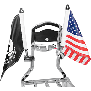 Sissy Bar Flag Mount - 1/2" Bar - 6" x 9" Flag RFM-SQSB