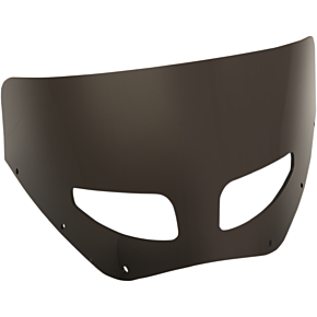 Roadwarrior Cafe Shield - Vented - Dark Black Smoke - 9" MEP87310