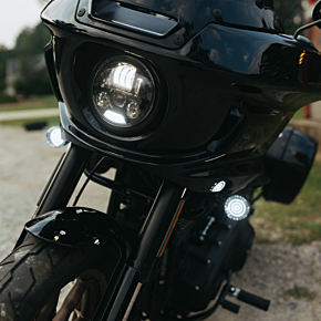 ProBEAM® Headlight Kit - 5-3/4" - Black - FXLRST/FXRST PB-LRST-B