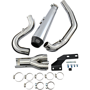 Cobra El Diablo Exhaust - Chrome - '07-'11 Softail 6484