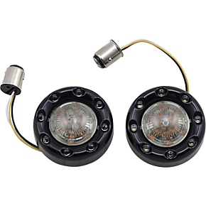 Custom Dynamics Bullet Turn Signal 1157 - Black - Smoke Lens PB-BR-AW-57-BS