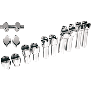 Drag Specialties Risers - Big Buffalo - 6" - Chrome 0602-0470