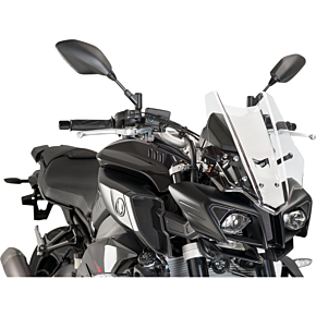 Puig Hi-Tech Parts Race Windscreen - Clear - Yamaha - 8917W