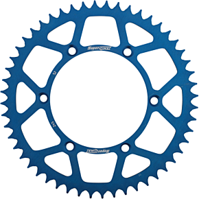 Supersprox Rear Sprocket - Alloy - Blue - 52-Tooth RAL-245-52-BLU
