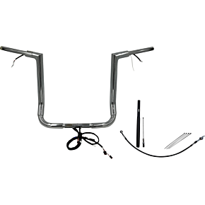 Handlebar Kit - Flat Top - 16" - Chrome 612016