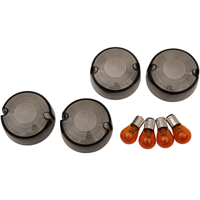Smoked Dome Lens Kit - '86-'01 0906-6317