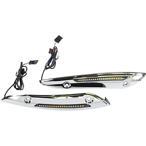 Custom Dynamics Windshield Trim - Chrome CD-RG-WT-AW2-C