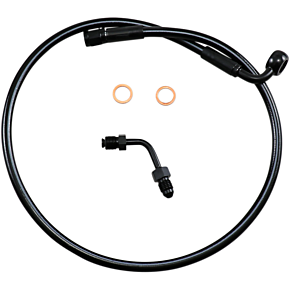 Brake Line - Upper with Adapter - Black SBB1502-27