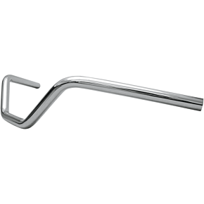 Handlebar - Flat Track - Knurled - Dimpled - Chrome 650-08038
