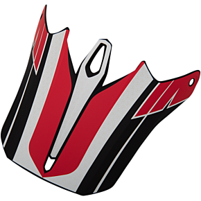 F.I. Visor Kit - Hysteria - Red/White 0132-1362