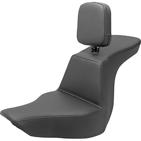 Tour Step-Up Seat - Rider Backrest - Plain - FLSB/FXLR '18-'24 818-29-194BR