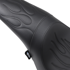 Drag Specialties Predator Seat - Flame Stitched - FXST '06-'10 0802-0393