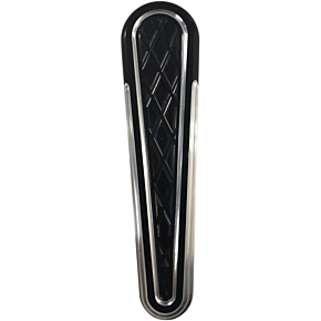 Eddie Trotta Designs Dash Panel Insert - Platinum Cut - Black Anodized TC-109B