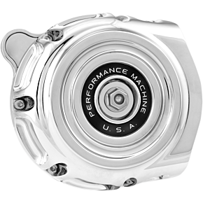 Performance Machine Pm Vintage Air Cleaner - Chrome - Big Twin 0206-2130-CH