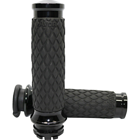 Diamond Contour Grips - Black - TBW DIA-65-ANO-FLY