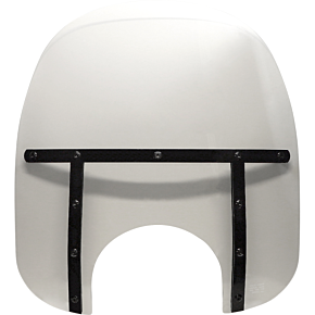 Fats Windshield - 17" - 9" Headlight - Clear MEB3620