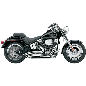 Speedster Swept Short Exhaust - Chrome - '86-'06 Softail 6223
