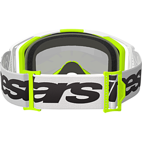 Vision 8 Goggle - Wordmark - White/Yellow Fluo - Silver Mirror Lens 5101325-2501