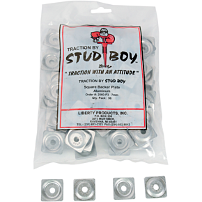 Backer Plates - Aluminum - 7mm - 96 Pack 2060-P3