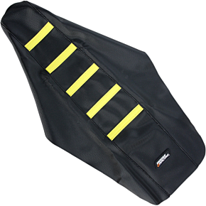 Moose Racing Ribbed Seat Cover - Yellow - Suzuki - 0821-1803