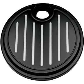 Proone Perfmfg Fuel Door - Ball-Milled - Black 908315B