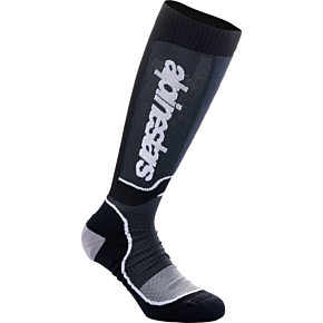 Youth MX Plus Socks - Black/White - Medium/Large 4742324-12-ML