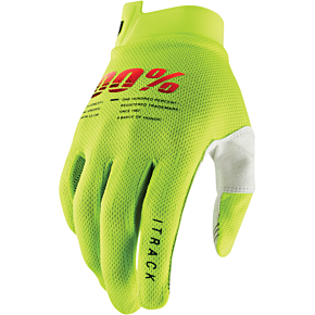 Itrack Youth Gloves Fluo Yellow Sm