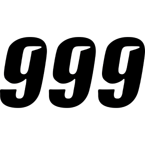 Slash Number Plate - #9 - Black - 6" 45-29-9