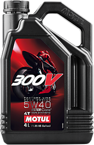 300V Synthetic Ester Oil - 5W-40 - 4L 104115