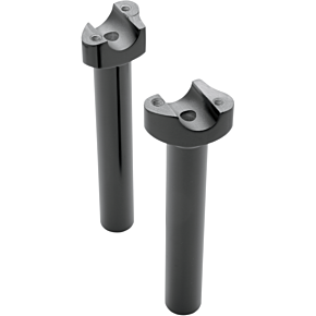 Risers - Straight - 8" - Black 0602-0407